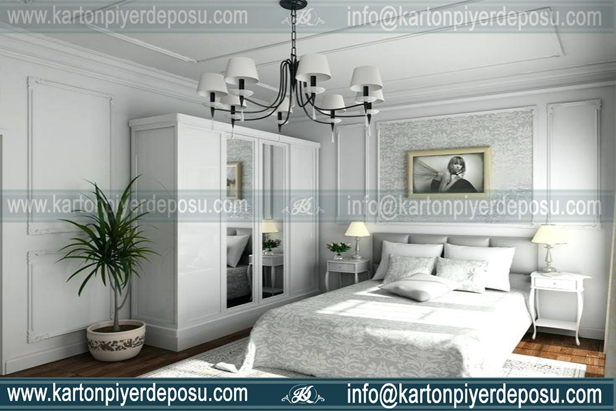 modern yatak odası dekorasyonu Yatak odası duvar dekorasyonu