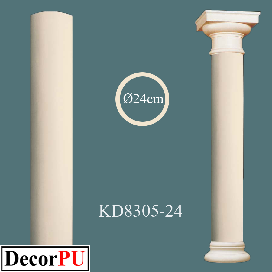 KD-8305-24-24cm-Authentic-Replication-Columns-Column-Doric-Corinthian-Ionic-Tuscan-Composite-Column-first Class-polyurethane-poliuretan-dorik-sütun-modelleri-resimleri-fiyatları-decor